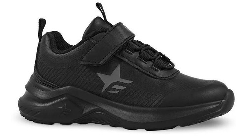 Zapatilla Footy Oficial  - 26 Al 34 - Negro - Colegial 15