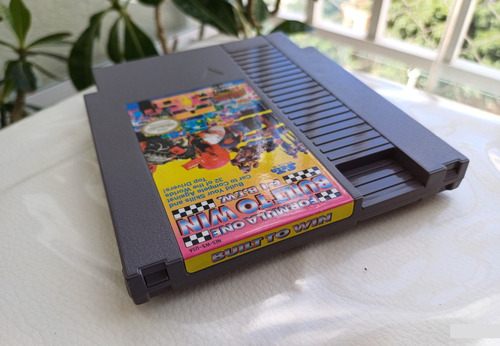 Jogo Formula One Built To Win Raro Nes 72 Pinos Impecável