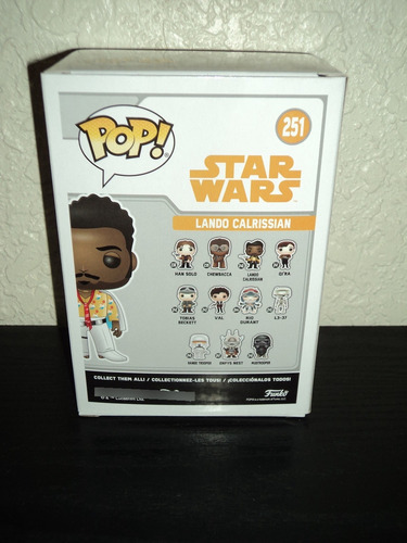 Funko Pop! Star Wars Lando Calrissian Blanco Exclusivo