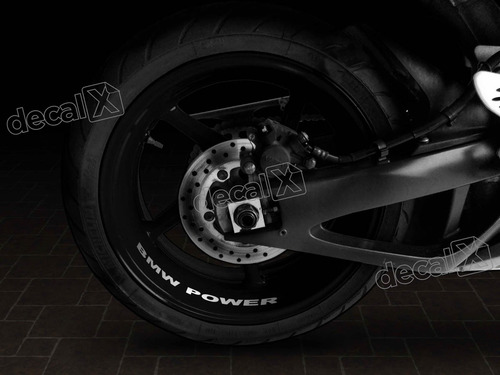 Adesivos Centro Roda Refletivo Moto Bmw Power Rd6