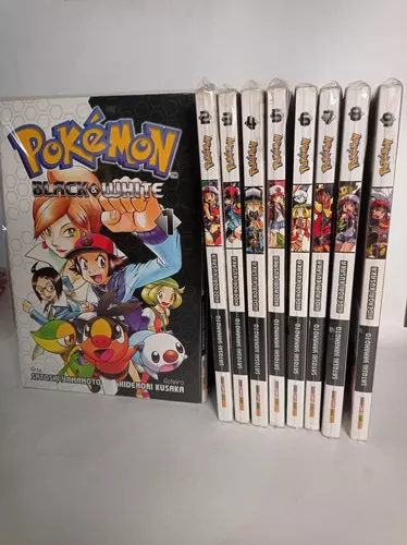 Mangá Pokemon Black & White - Coleção Completa Portugues