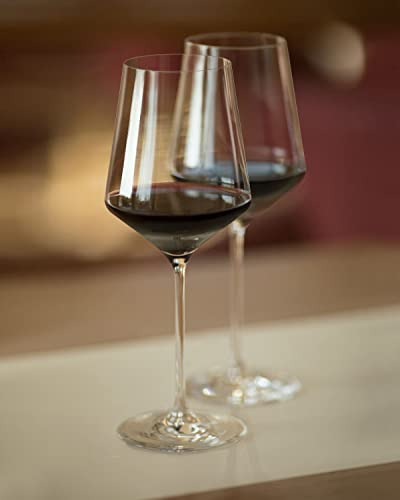 Juego De 4 Copas De Vino Tinto, Copas De Vino De Cristal Pre