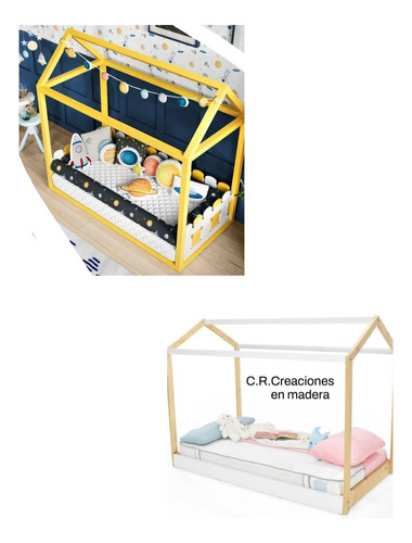 Cama De Madera Cunas De Bebe Montessori