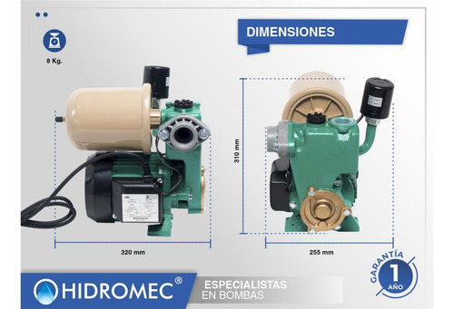 Imagen 6 de 10 de Bomba Presurizadora Wilo Pw175 Desde Tanque Cisterna 3 Baños