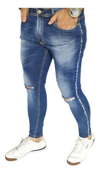 calça jeans degrade masculina