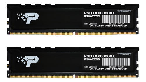 Kit De Memoria Ram Patriot Memory Signature -negro