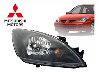 Faro Derecho Fondo Negro De Mitsubishi Lancer Touring 2012