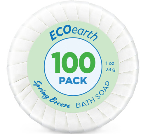 Ecoearth Barras De Jabn De Hotel (spring Breeze, 1 Oz, Paque