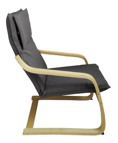 Imagen 2 de 12 de Sillon Poltrona Silla Diseño Interior Poliester Madera