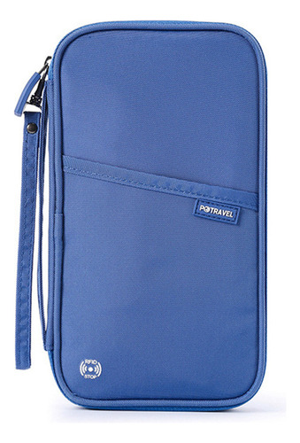 Organizador De Pasaportes De Viaje Funda For Teléfono Azul