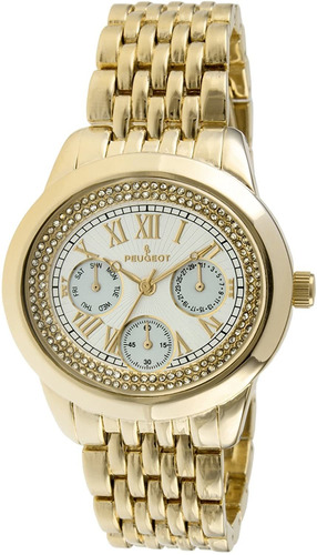 Reloj Mujer Pp Peuge 7089g Cuarzo Pulso Dorado Just Watches