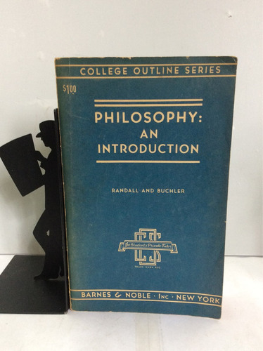 Filosofía: Una Introducción, Randall Y Buchker, En Inglés