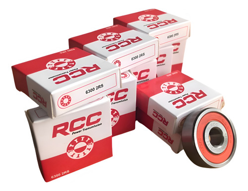 Rolamento 6300 2rs Rcc - Kit Com 10 Peças Medidas 10x35x11