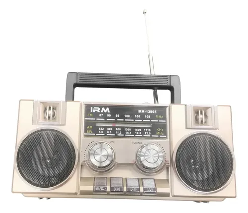 RadioPortátilAm/fmConBluetoothRecargableRetro