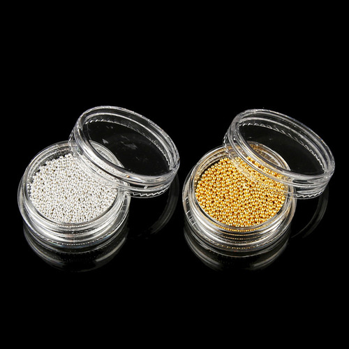 Minicuentas Redondas Para Decoración De Uñas Hechas A La Mod