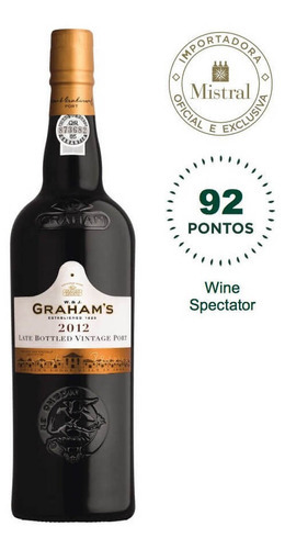 Vinho Graham's Lbv 2012 750ml