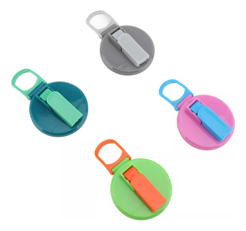 Gpp Pajitas De Silicona Con Tapa Para Lata De Refresco,