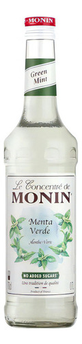 Xarope Monin Concentrado Sem Açucar Sabor Menta Verde 700ml