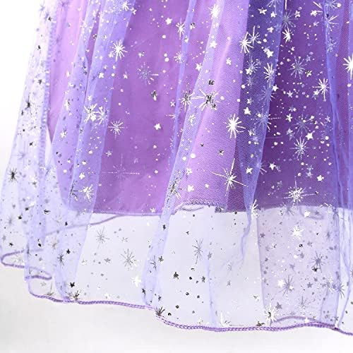 Acecharming Vestido De Princesa Rapunzel Para Niñas, Disfraz