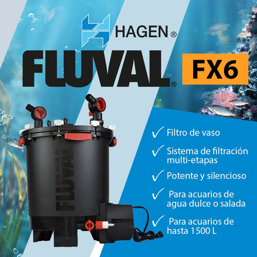 Imagen 2 de 5 de Filtro Fluval Fx6 Hagen