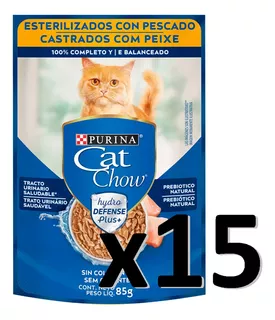 Cat Chow Purina Sobre 85gr Alimento Gato Gatito Pouches Smp