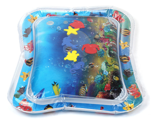 Alfombra De Juego Inflable Para Bebés, Agua, Barriga
