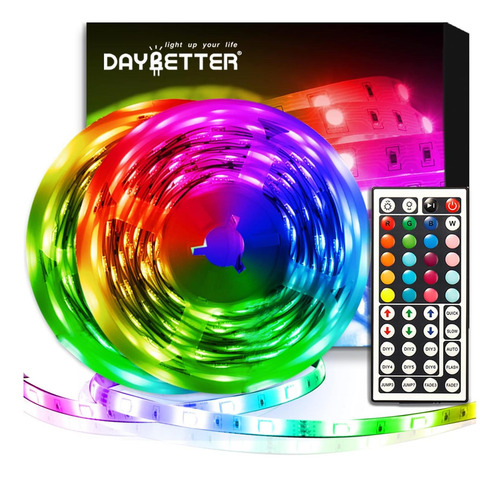 Kit De Tira Led De Daybetter 32.8 Pies Con Remoto Y De La Fu