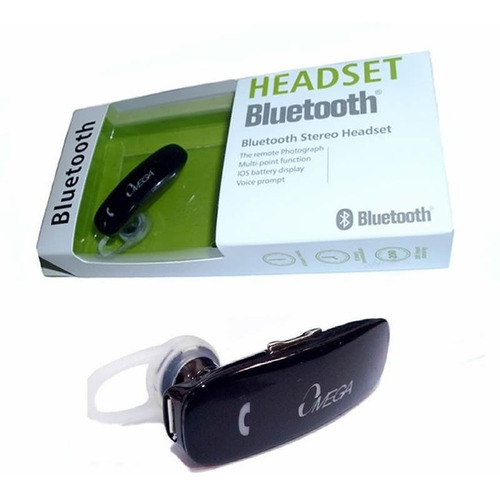 Audífono Con Micrófono Manos Libres Bluetooth Omega