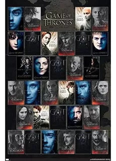 Game Of Thrones-grid Wall Poster, 22.375 X 34 , Unfram...