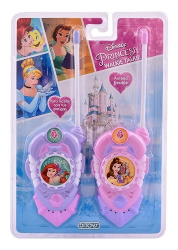 Walkie Talkie Dsiney Princesas Antena Flexible Mt3 950 Ttm