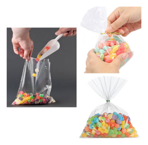 Bolsas Celofan 25x35 Polipropileno Transparente Pack X 100