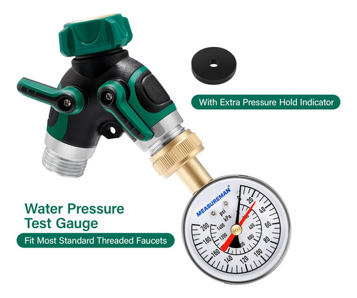 Medidor De Prueba De Presión De Agua Measureman 2.5