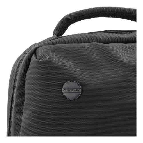 Mochila Crossover Engomada Ina Negro Diseño de la tela Lisa