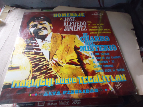 El Charro Del Misterio Homenaje A Jose Alfredo Sellado Lp