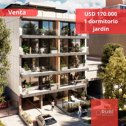 Venta Apartamento 1 Dormitorio Con Jardín En Pocitos Nuevo