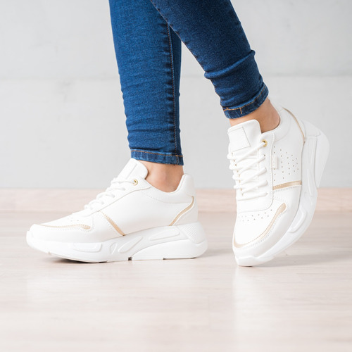 Zapatillas Bowbing - Nébula - Dorado
