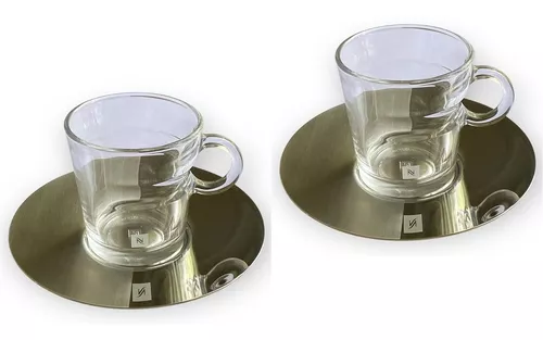 Nespresso Juego de 2 tazas Lungo con platillos. : : Hogar y cocina