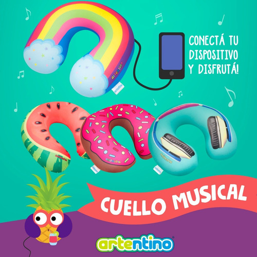 Imagen 2 de 3 de Cuello Musical Viaje Parlante Regalo Original Infantil Niños