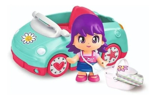 Pinypon Mix & Match Figura Con Auto 15652