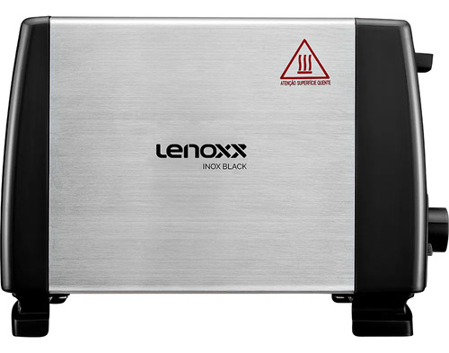 Torradeira Elétrica Lenoxx Ptr203 Ptr205 Fast 600w Inox Cor Preto 127V