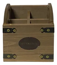 Comprar Caja De Madera Para Té O Utiles Cuadrada 16cm. 