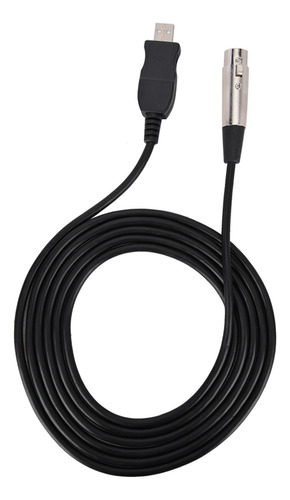 Cable Adaptador Usb Xlr, Cable De Micrófono, Conector Hembra