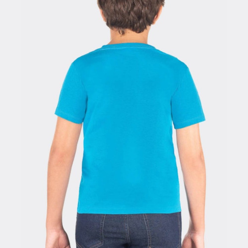 Playera Infantil Cuello Redondo 100% Algodón Tallas 4 A 16