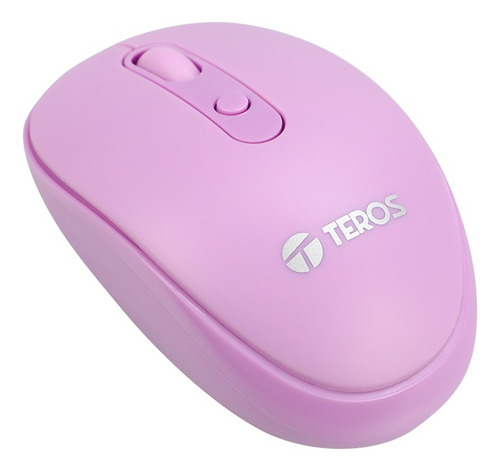 Mouse Óptico Inalámbrico Teros Te5075p Purpura 1600 Dpi Usb Color Violeta