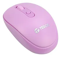 Comprar Mouse Óptico Inalámbrico Teros Te5075p Purpura 1600 Dpi Usb Color Violeta