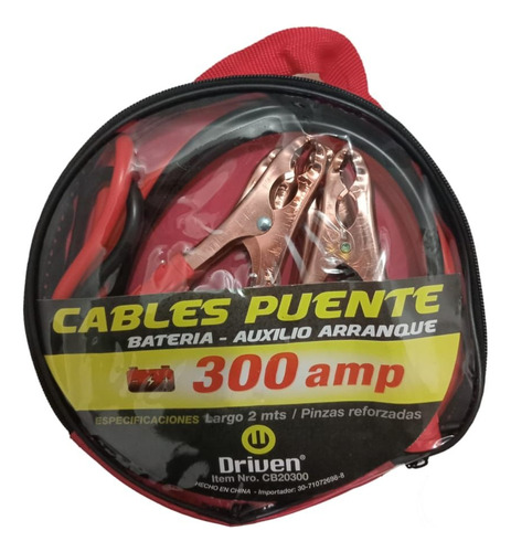 Juego Cables De Arranque 300amperes