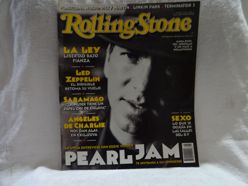 Revista Rolling Stone Especial Pearl Jam Imb