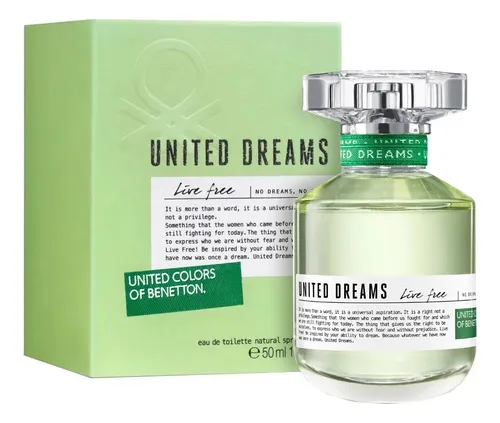United Dreams Live Free EDT 50ml para mujer