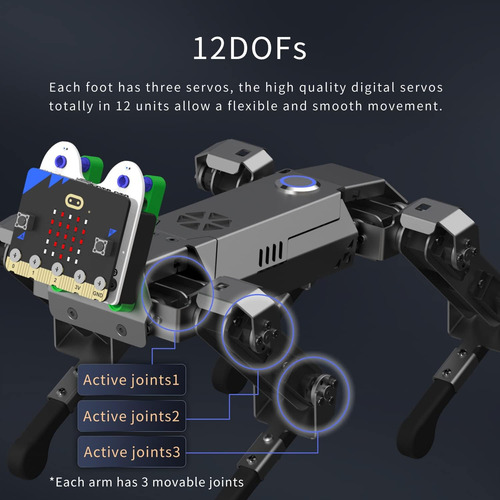 Elecfreaks - Kit Robótico Para Perro Xgo, 12 Juntas