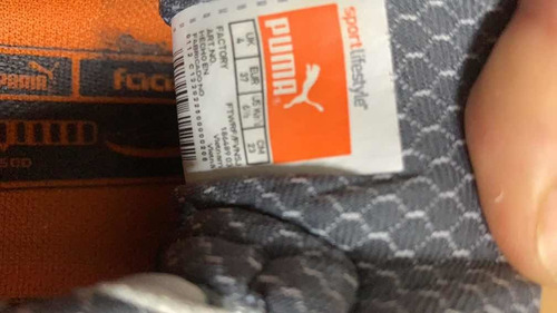 Zapatillas Puma Faas 500 Color Gris 36,5 Plantilla 23cms